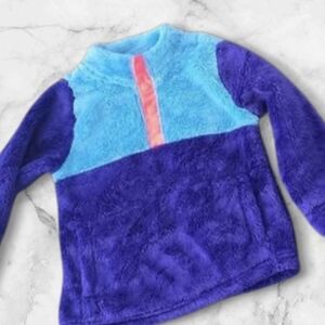 GAP Kids Fleece Sweatshirt - Aqua and Purple